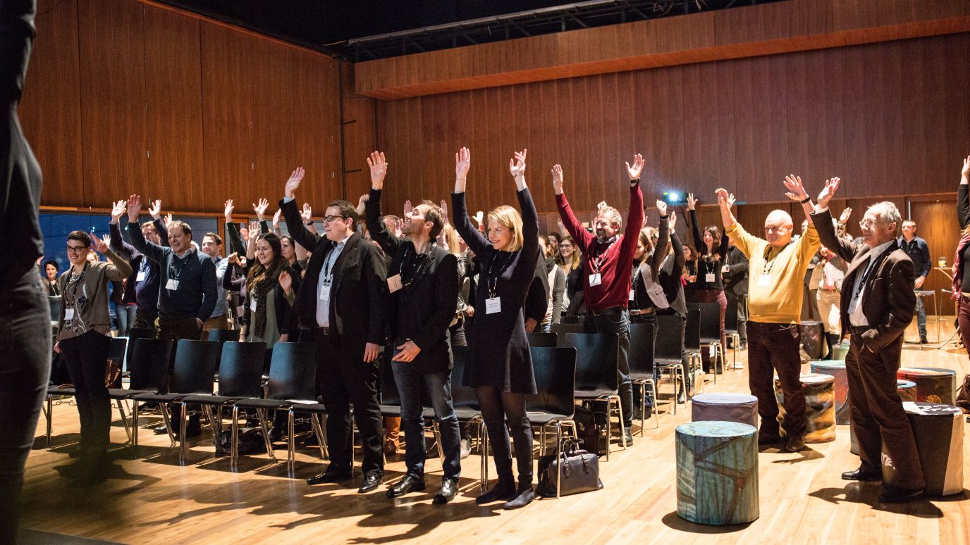 Energizer beim Vorarlberger Convention Forum 2017 im Seestudio Festspielhaus Bregenz Energizer beim Vorarlberger Convention Forum 2017 im Seestudio Festspielhaus Bregenz
