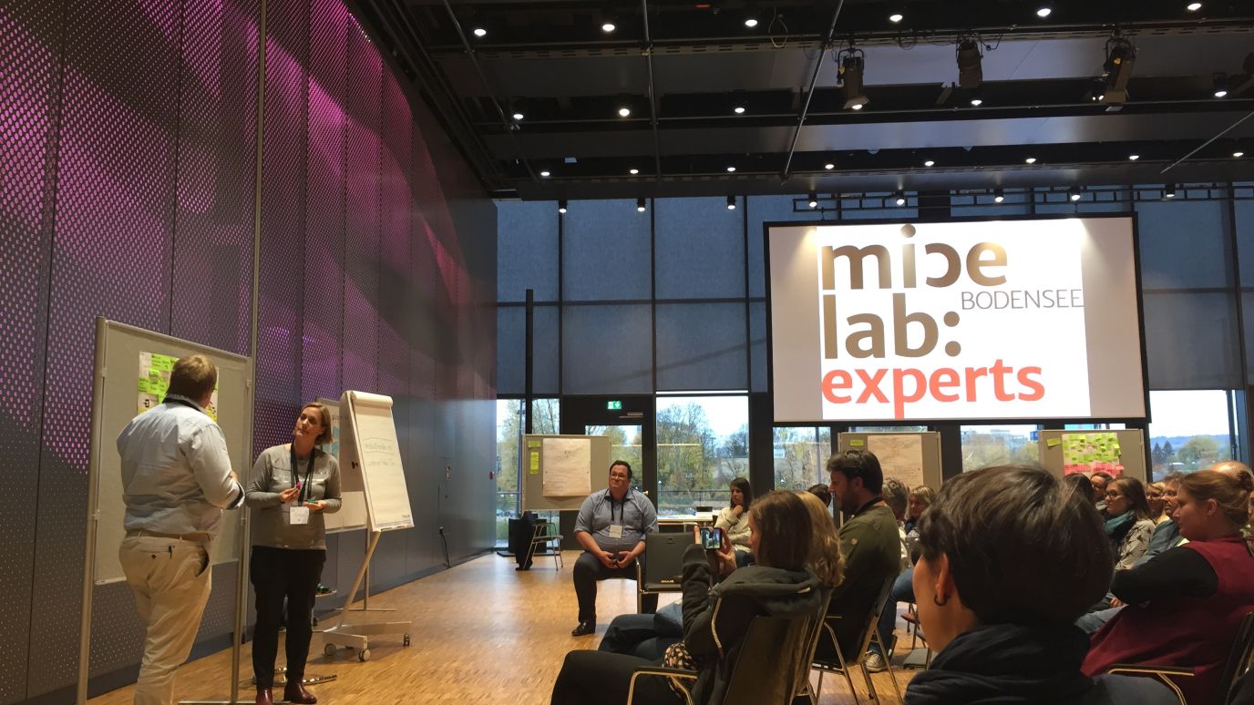 Präsentation beim micelab:expert in Konstanz am Bodensee