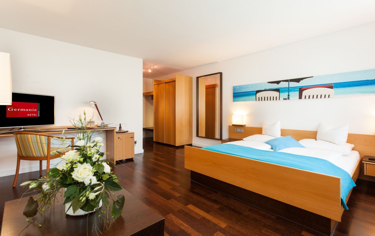 Doppelzimmer im Hotel Germania, Bregenz  Doppelzimmer im Hotel Germania, Bregenz