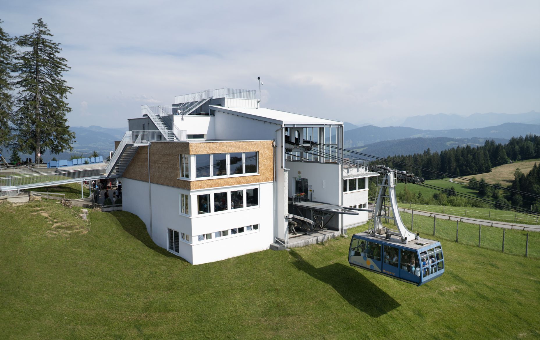 Aussenansicht Seminarraum Pfänderbahn, Lochau Aussenansicht Seminarraum Pfänderbahn, Lochau