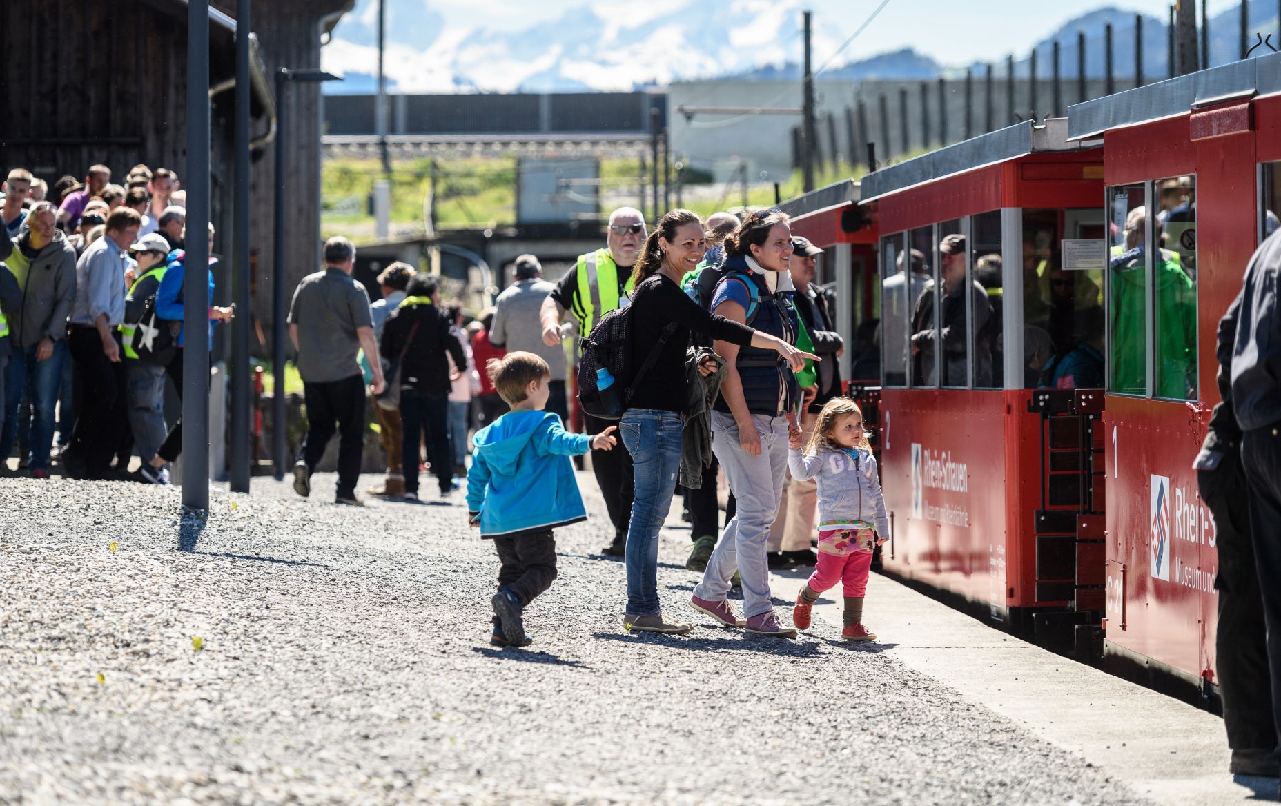Rheinschauen Bahnsteig