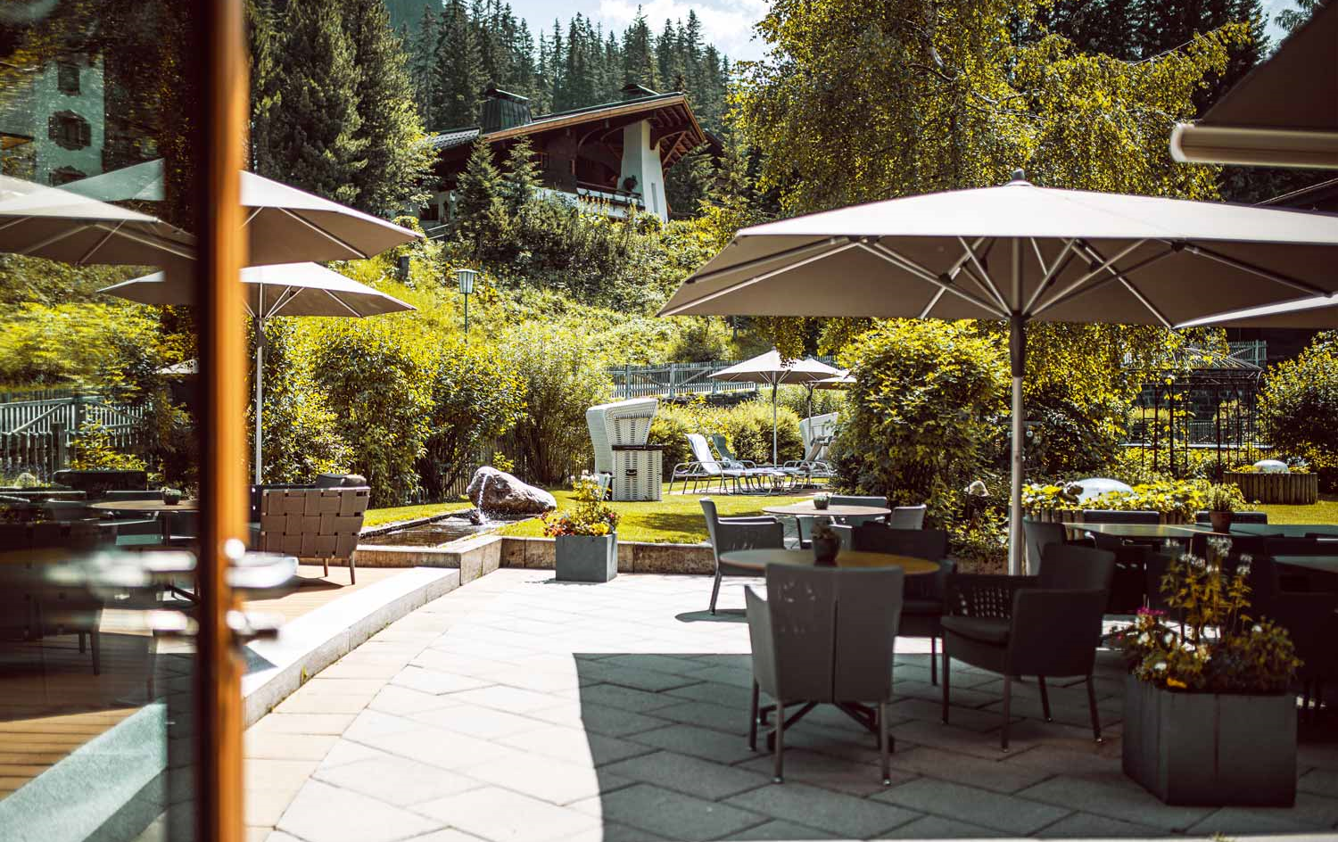Hotel Gotthard Lech, Terrasse © Hotel Gotthard