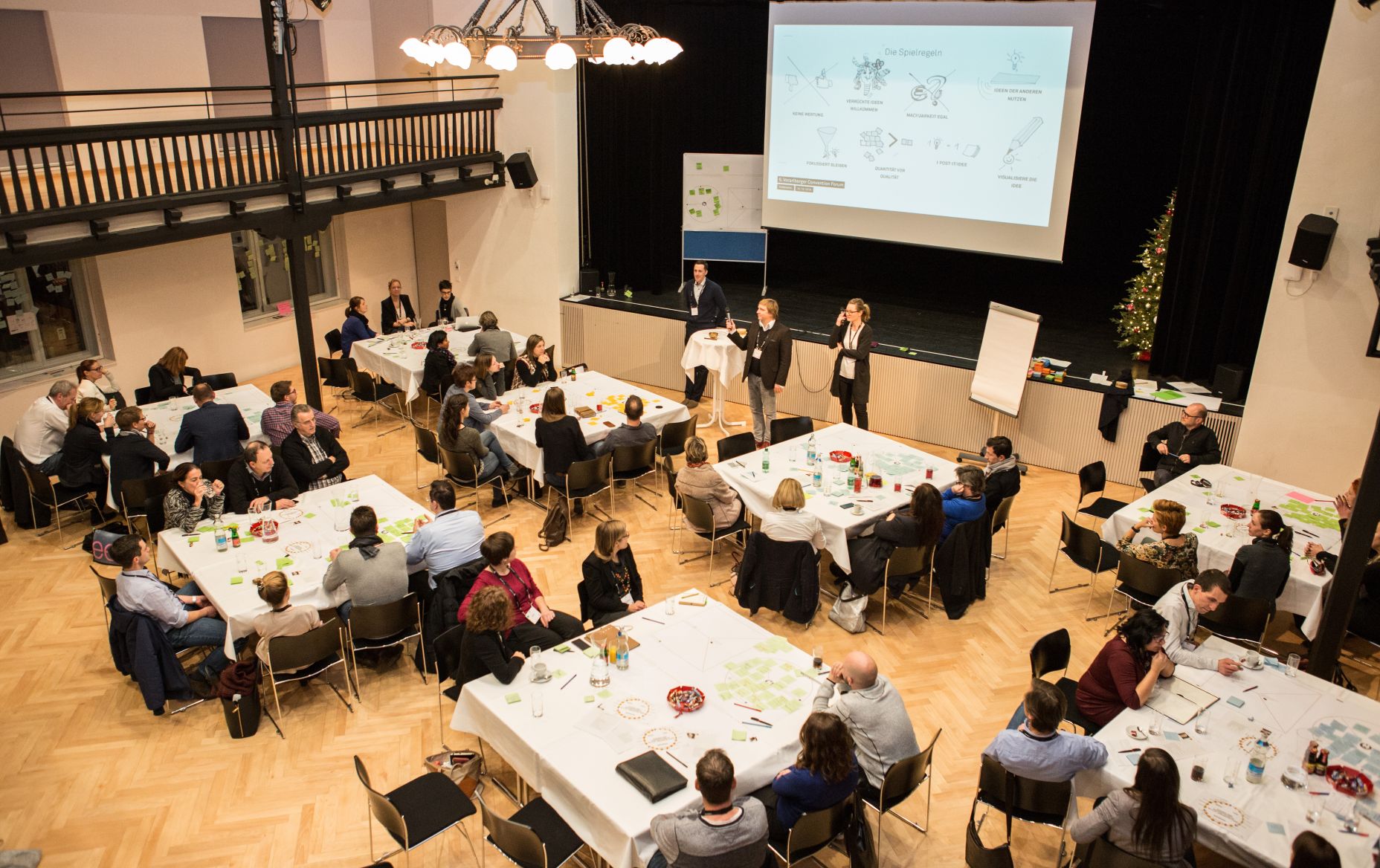 Setting beim 6. Vorarlberger Convention Forum im Löwensaal in Hohenems