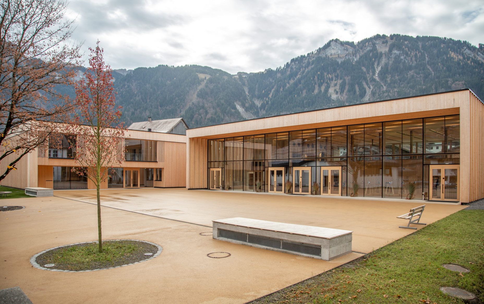 Aussenansicht Dorfsaal, Mellau Aussenansicht Dorfsaal, Mellau