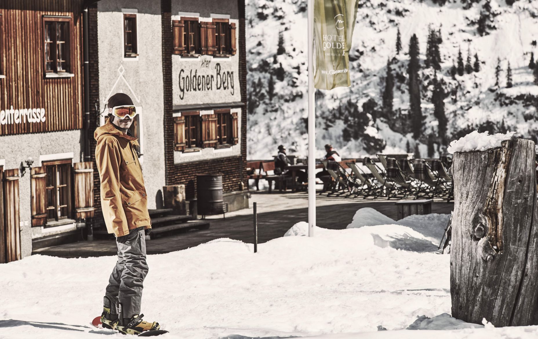 ski-in ski-out, Hotel Goldener Berg in Oberlech