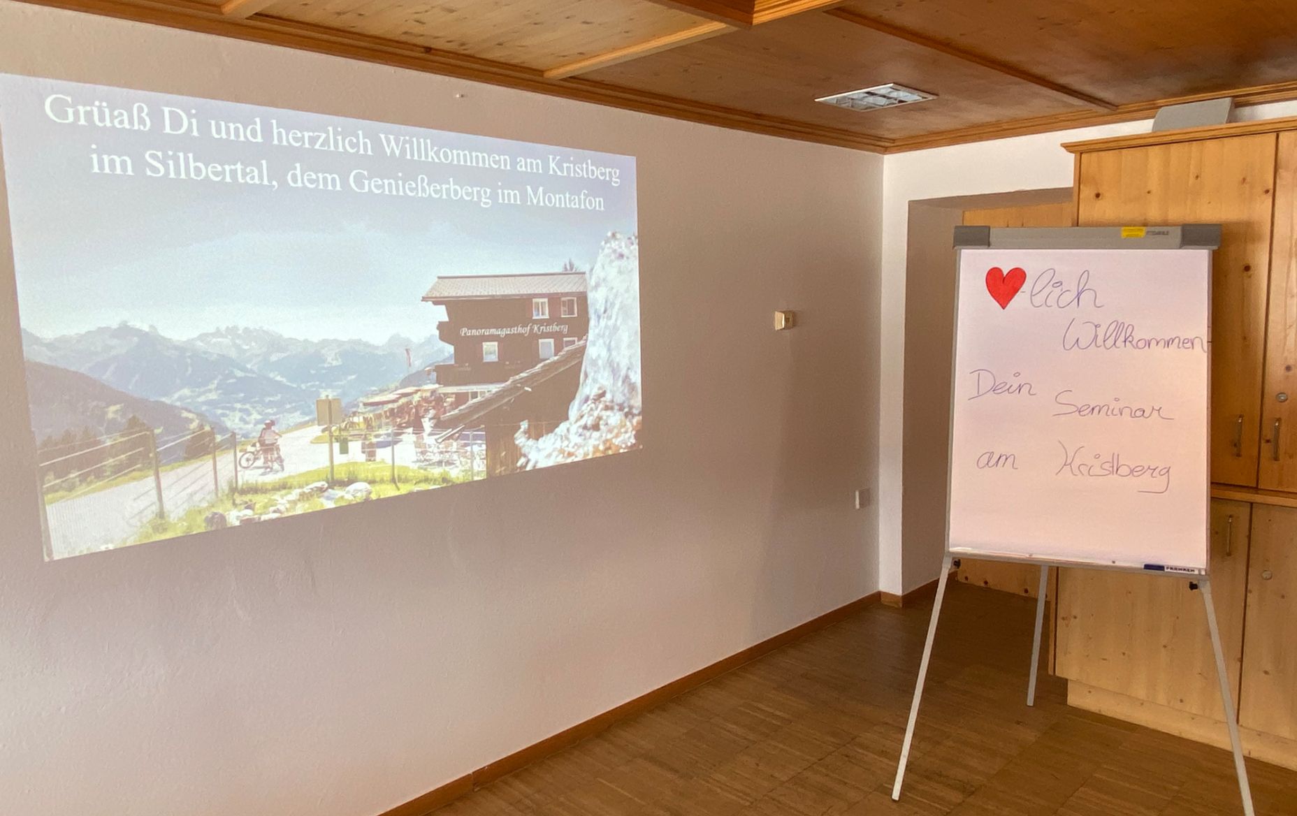 Seminarraum im Panoramagasthof Kristberg