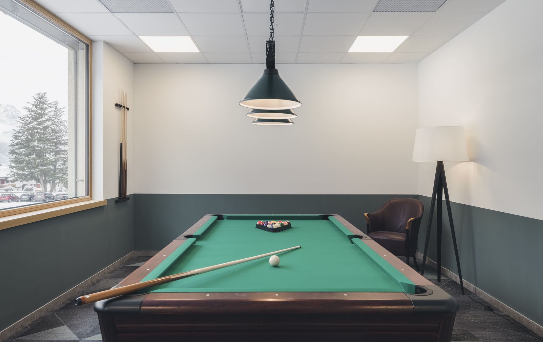 Billiardraum im Alpenhotel Montafon, Schruns Billiardraum im Alpenhotel Montafon, Schruns
