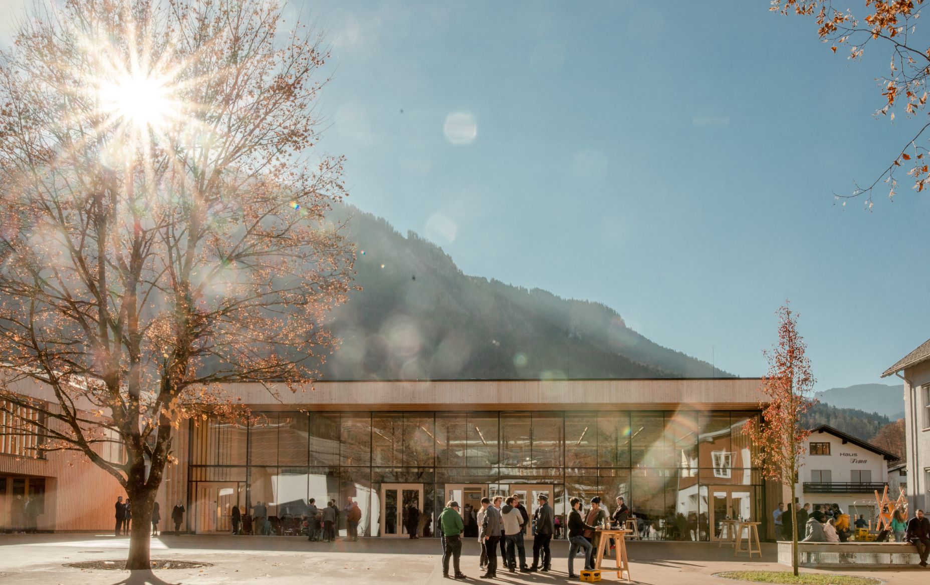 Aussenansicht Dorfsaal Mellau Aussenansicht Dorfsaal Mellau