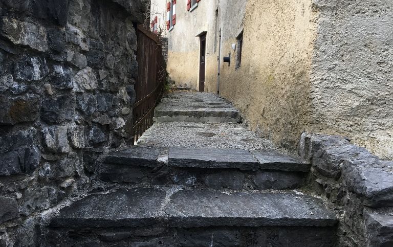 Stufen Schloss Amberg 