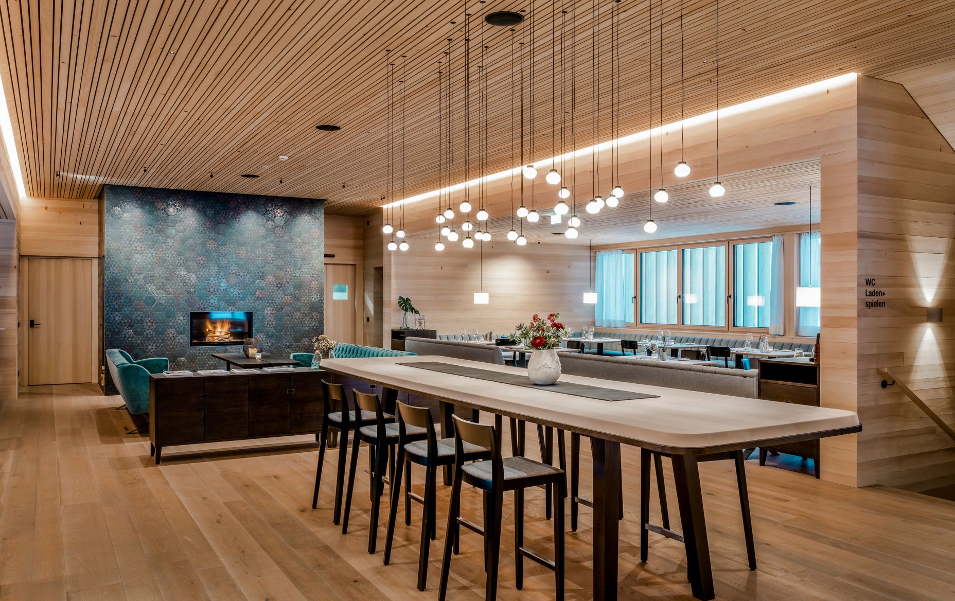 Kaminlounge in der Fuchsegg Eco Lodge Kaminlounge in der Fuchsegg Eco Lodge