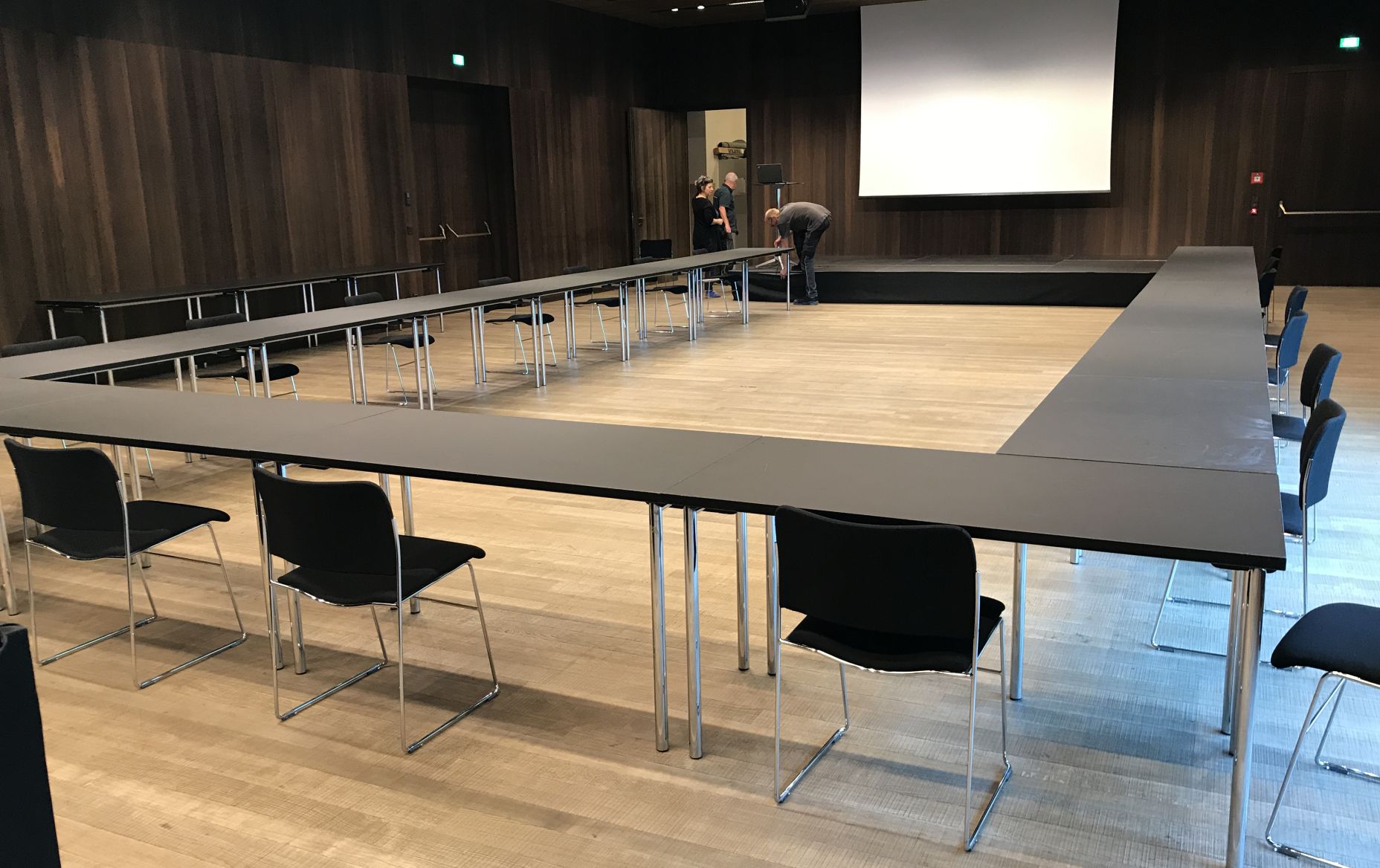 U-Bestuhlung Veranstaltungssaal, vorarlberg museum U-Bestuhlung Veranstaltungssaal, vorarlberg museum