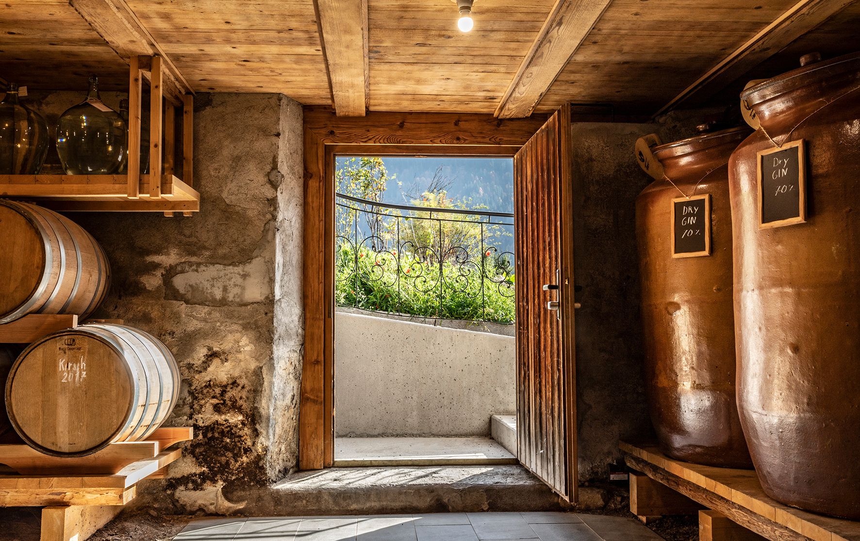 Keller in der Bergbrennerei & Gasthaus Löwen