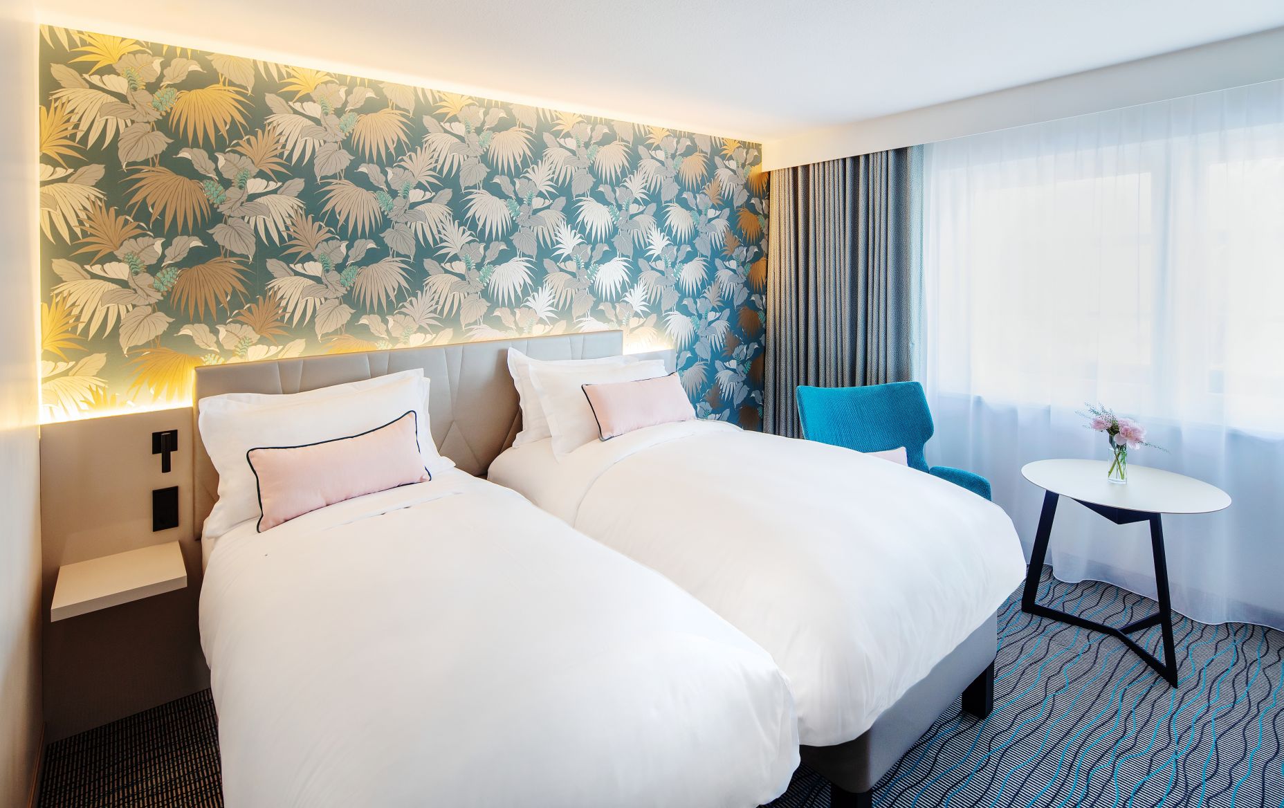 Twin Bett Zimmer Seminarhotel Grand Hotel Bregenz