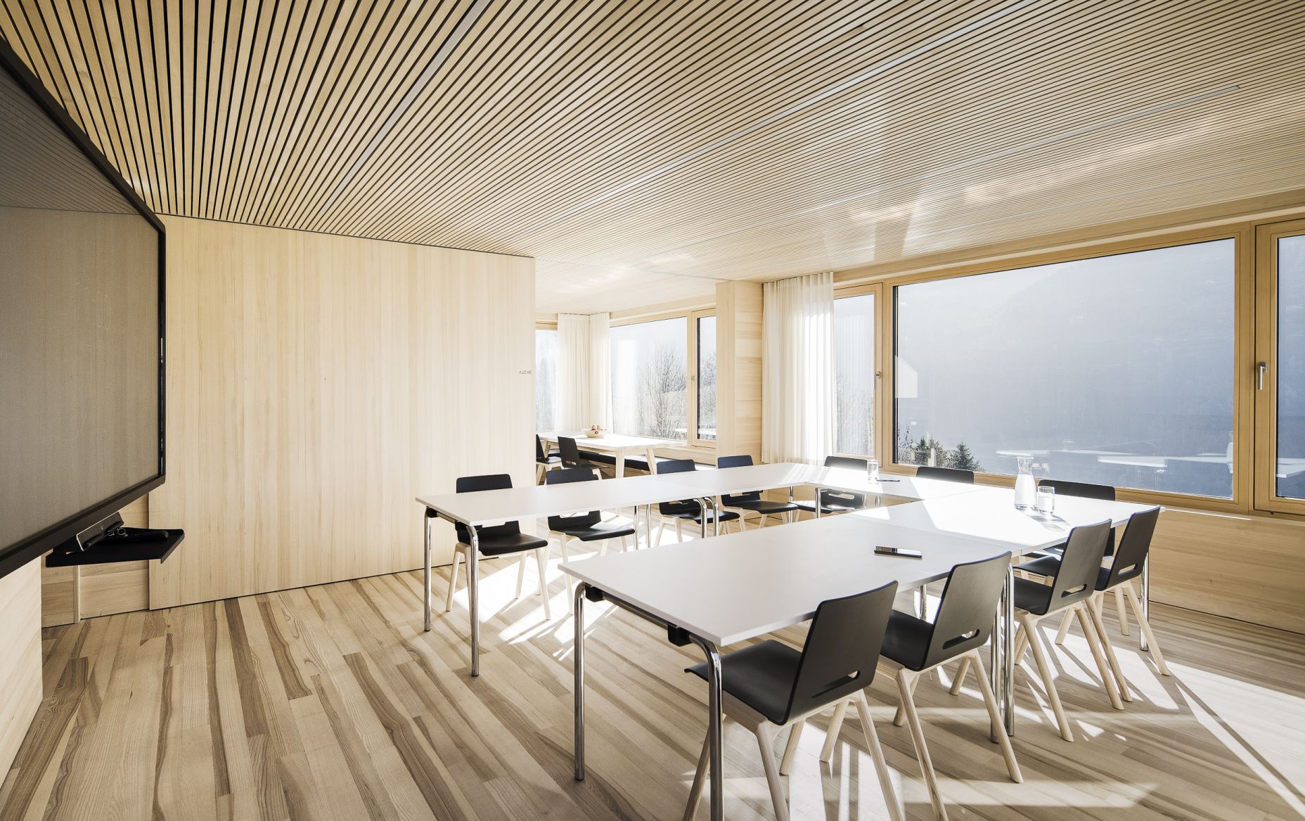 Tagungsraum im Ferienhaus Bergfrieden