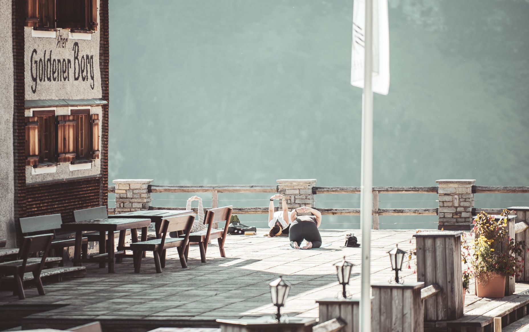 Panoramaterrasse Seminarhotel Goldener Berg, Oberlech Panoramaterrasse Seminarhotel Goldener Berg, Oberlech