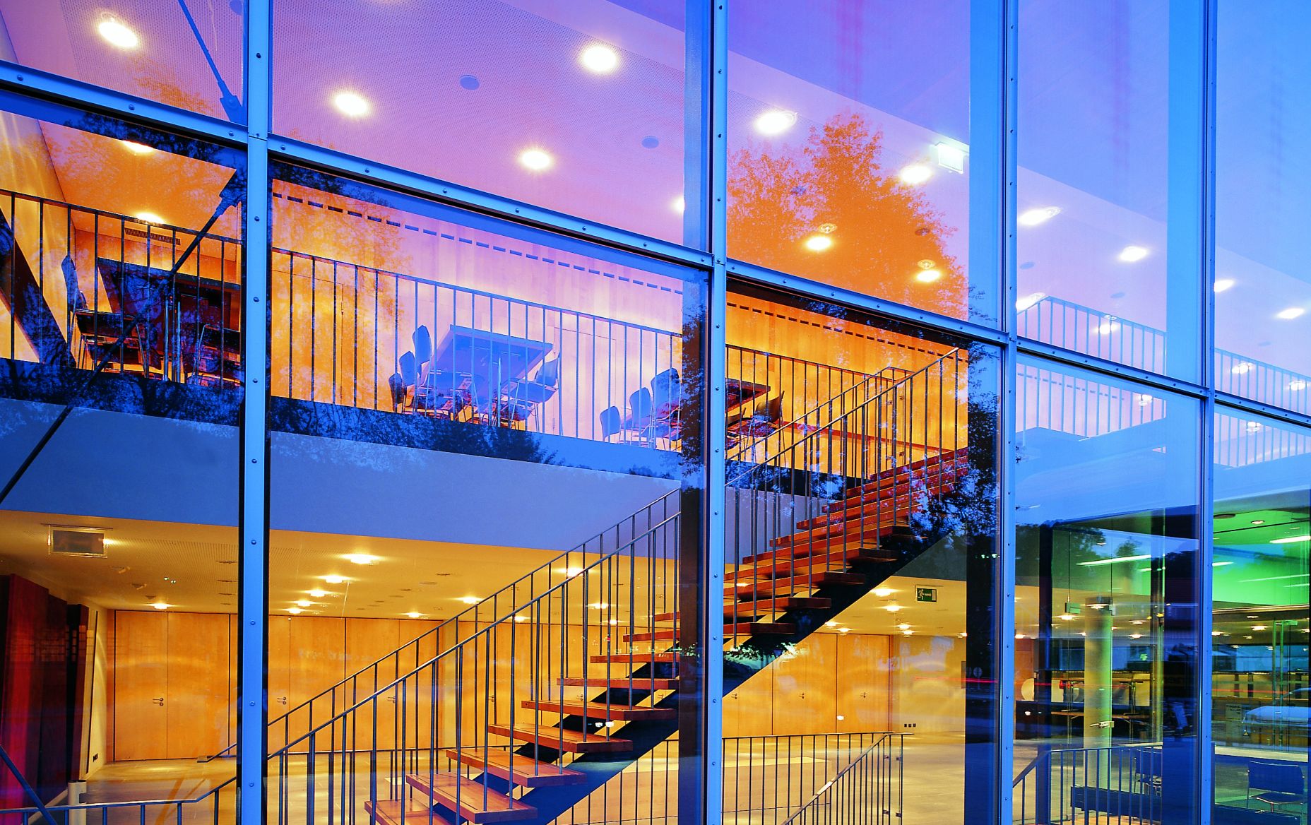 Treppenhaus Tagungslocation CUBUS Wolfurt