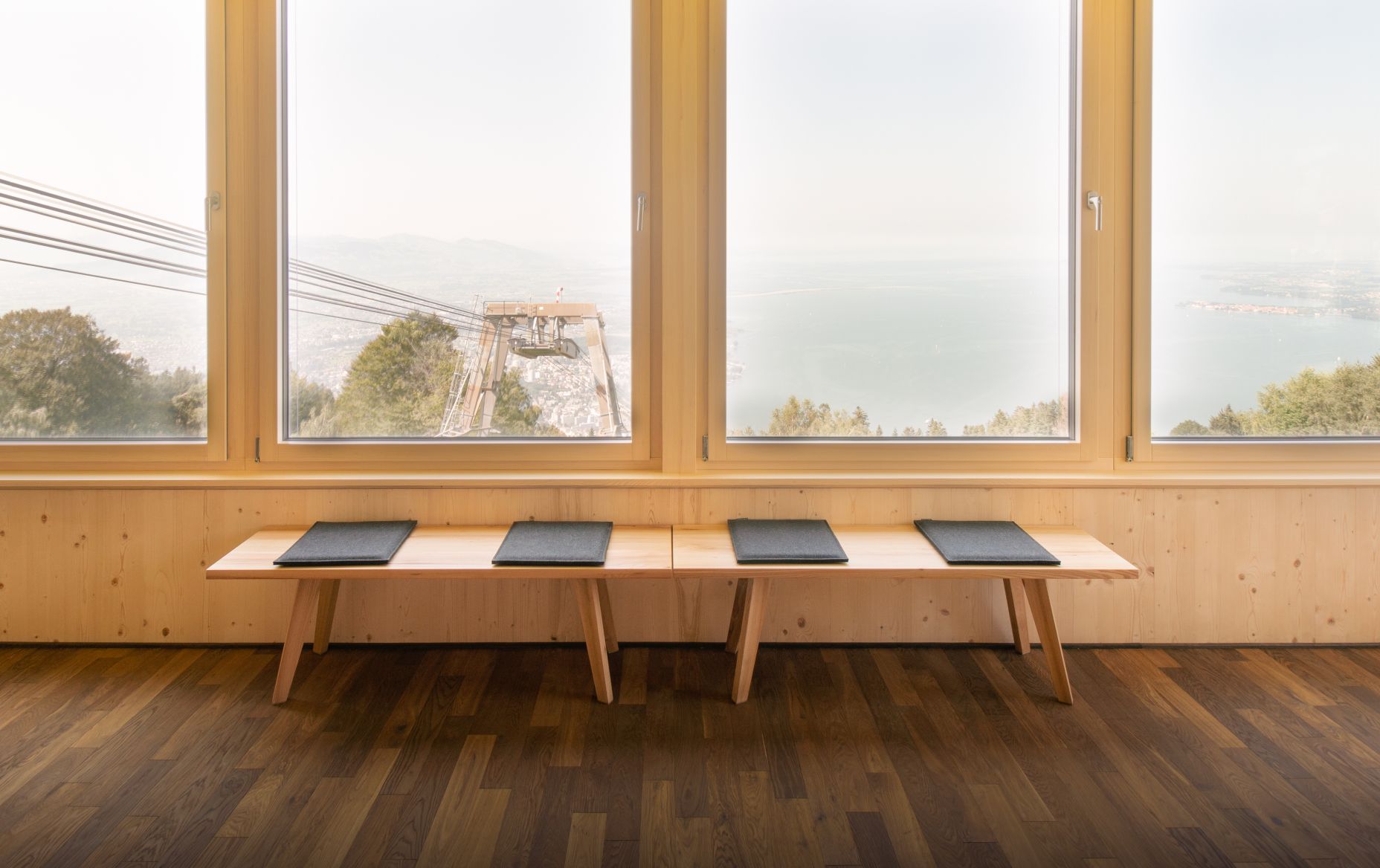 Aussicht Seminarraum am Pfänder Aussicht Seminarraum am Pfänder