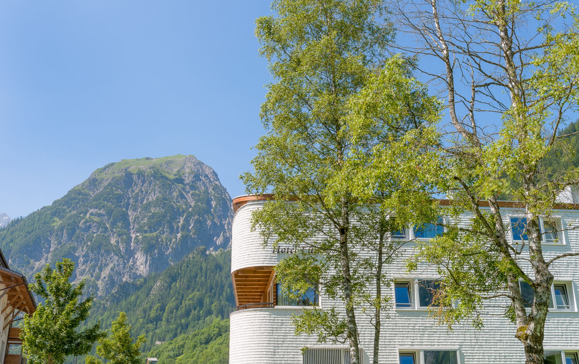 Aussenansicht Seminarhotel Lün, Brand Aussenansicht Seminarhotel Lün, Brand