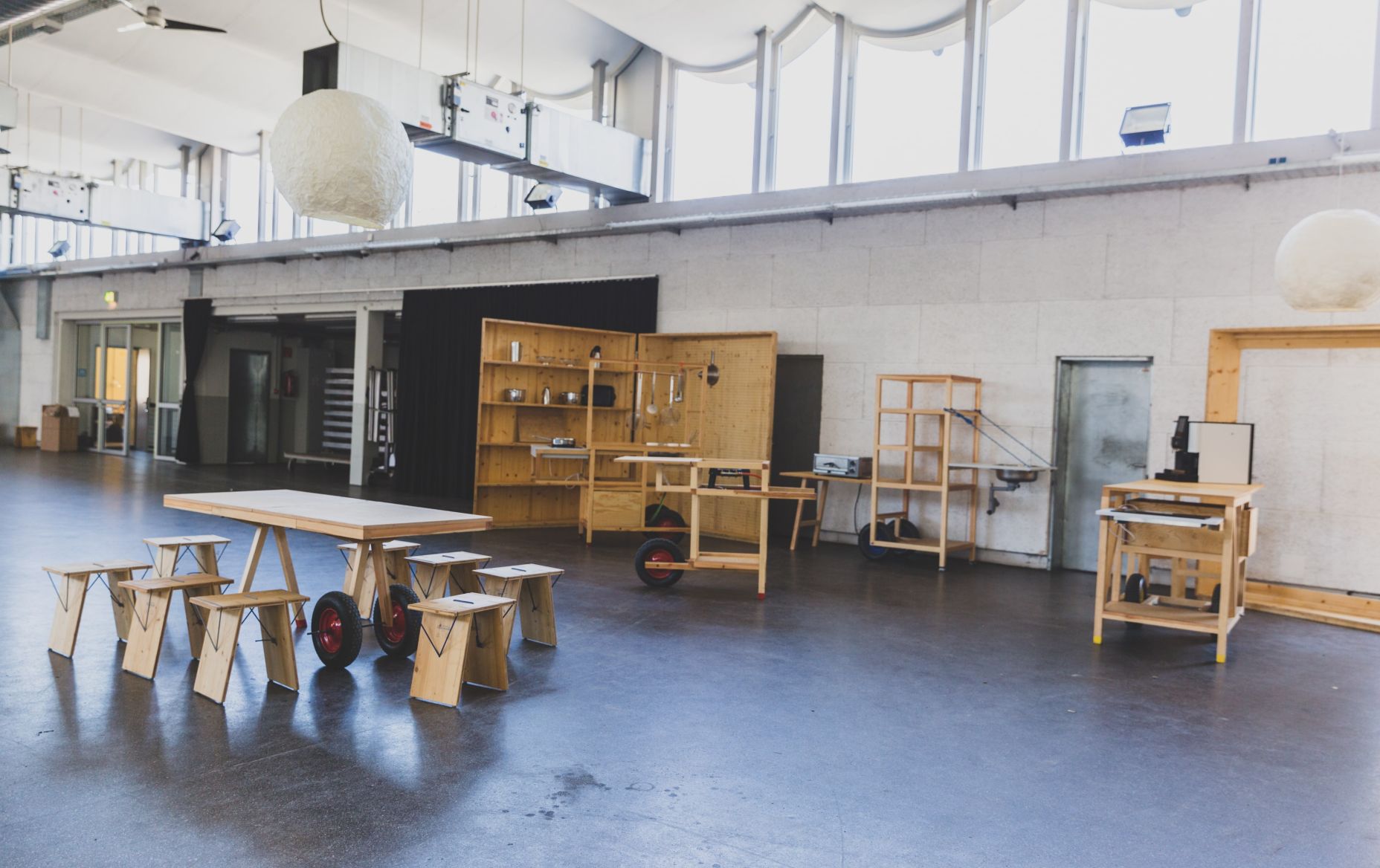 Eventsetting in der Halle, Altes Hallenbad