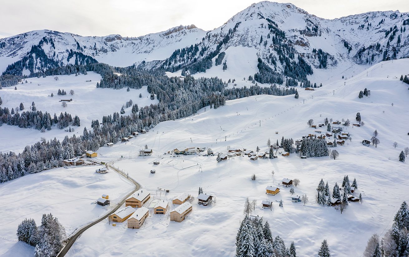 Fuchsegg Eco Lodge Bregenzerwald im Winter