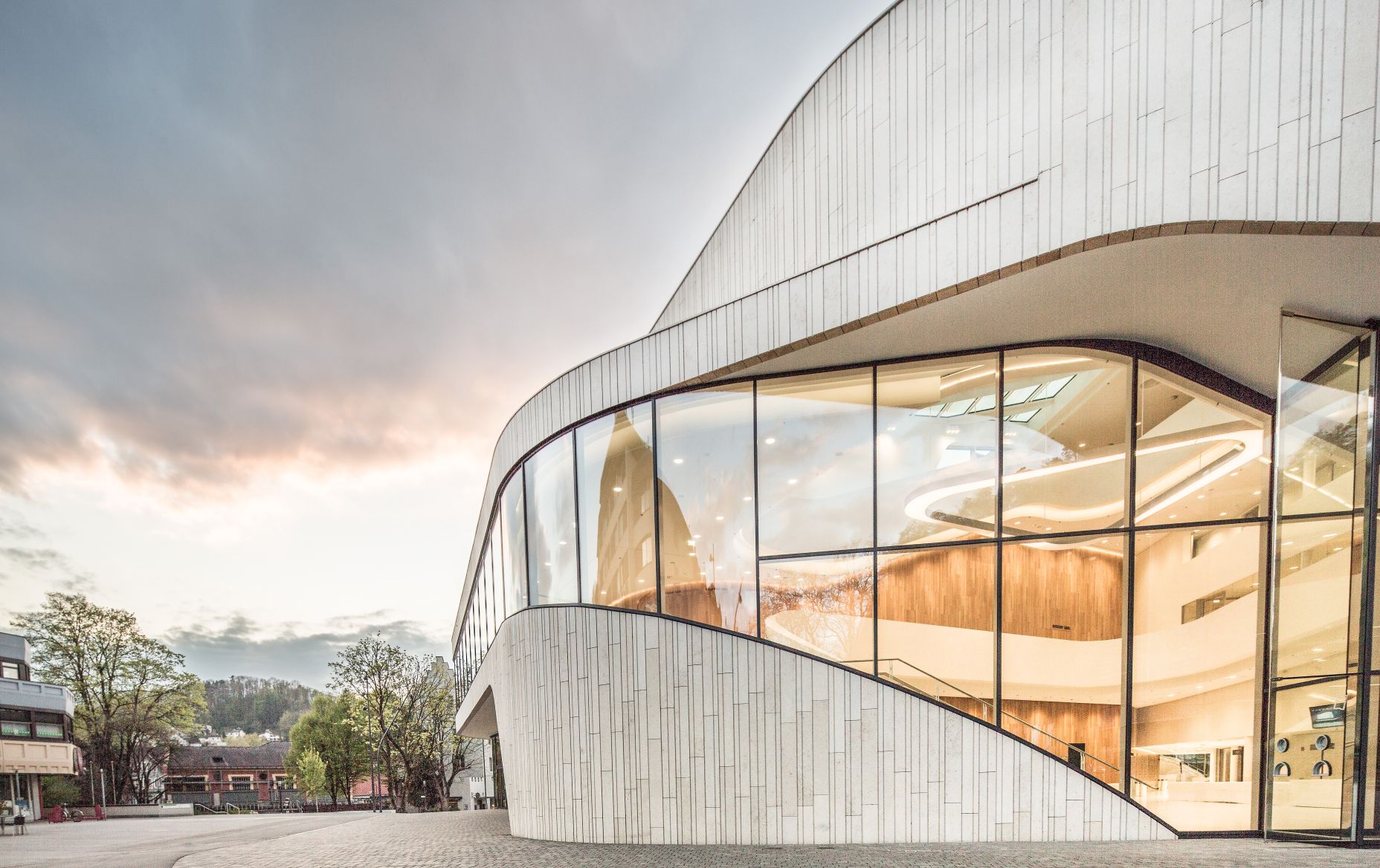 Architektur Fassade Montforthaus Feldkirch Architektur Fassade Montforthaus Feldkirch