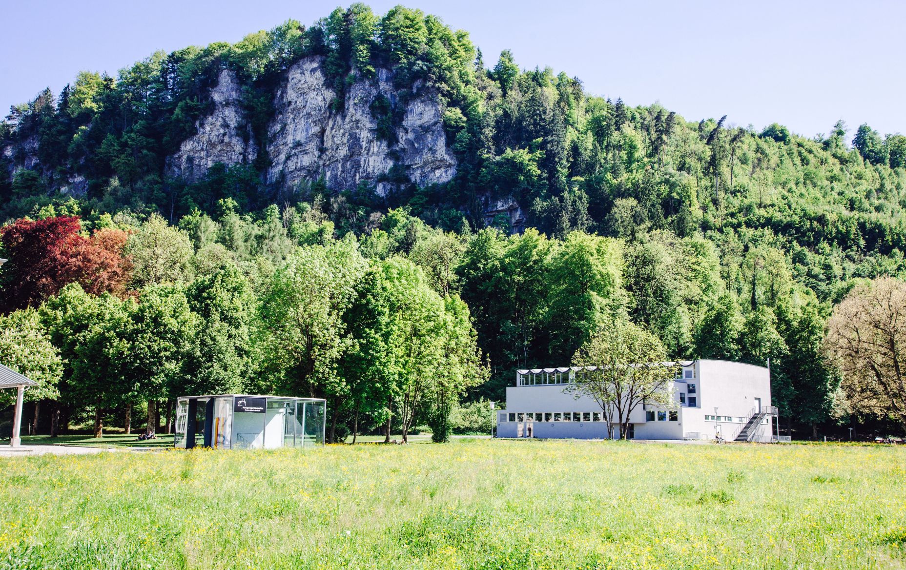 Aussenansicht Altes Hallenbad im Reichenfeld Aussenansicht Altes Hallenbad im Reichenfeld