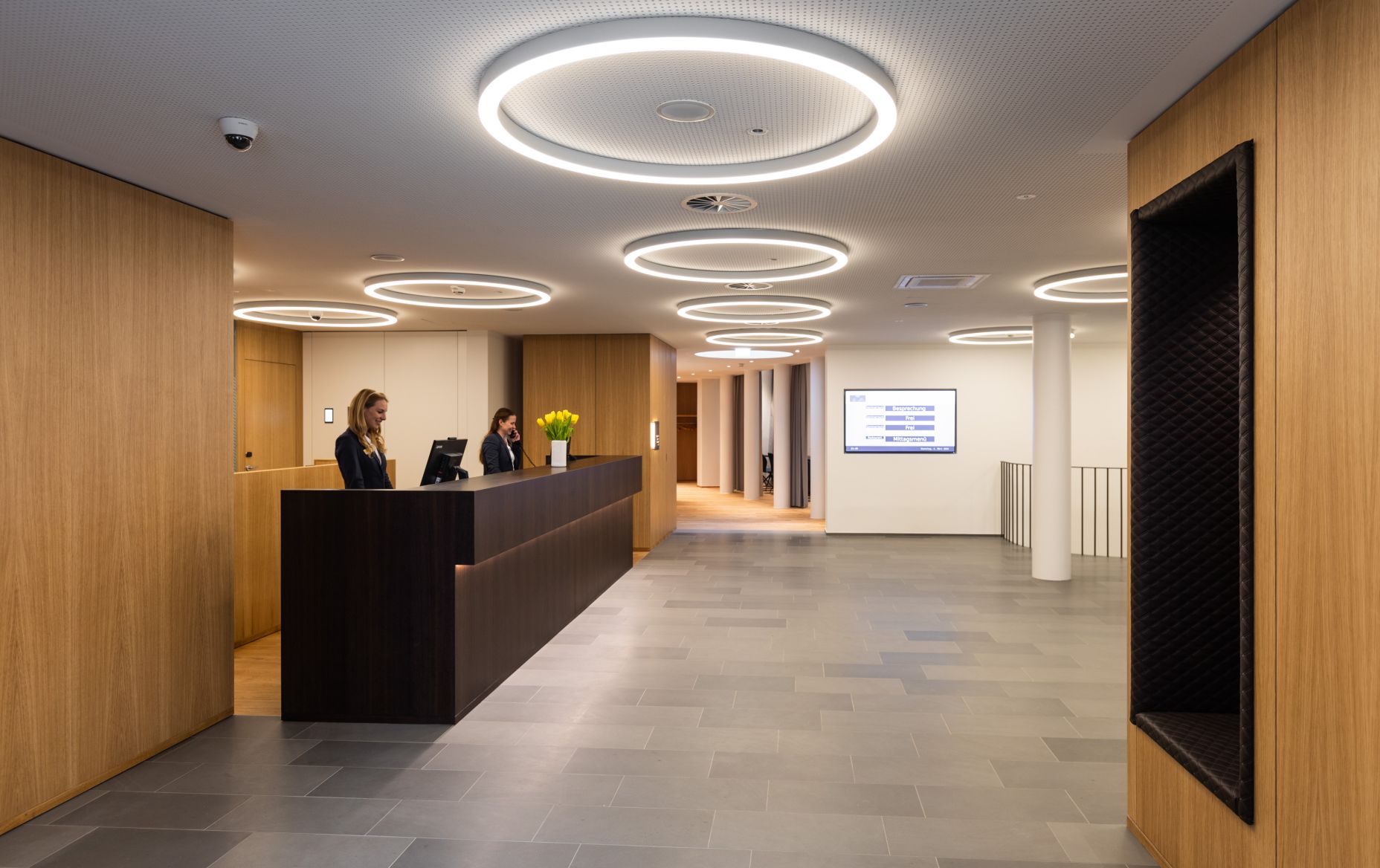 Rezeption im Seminarhotel Messmer in Bregenz Rezeption im Seminarhotel Messmer in Bregenz