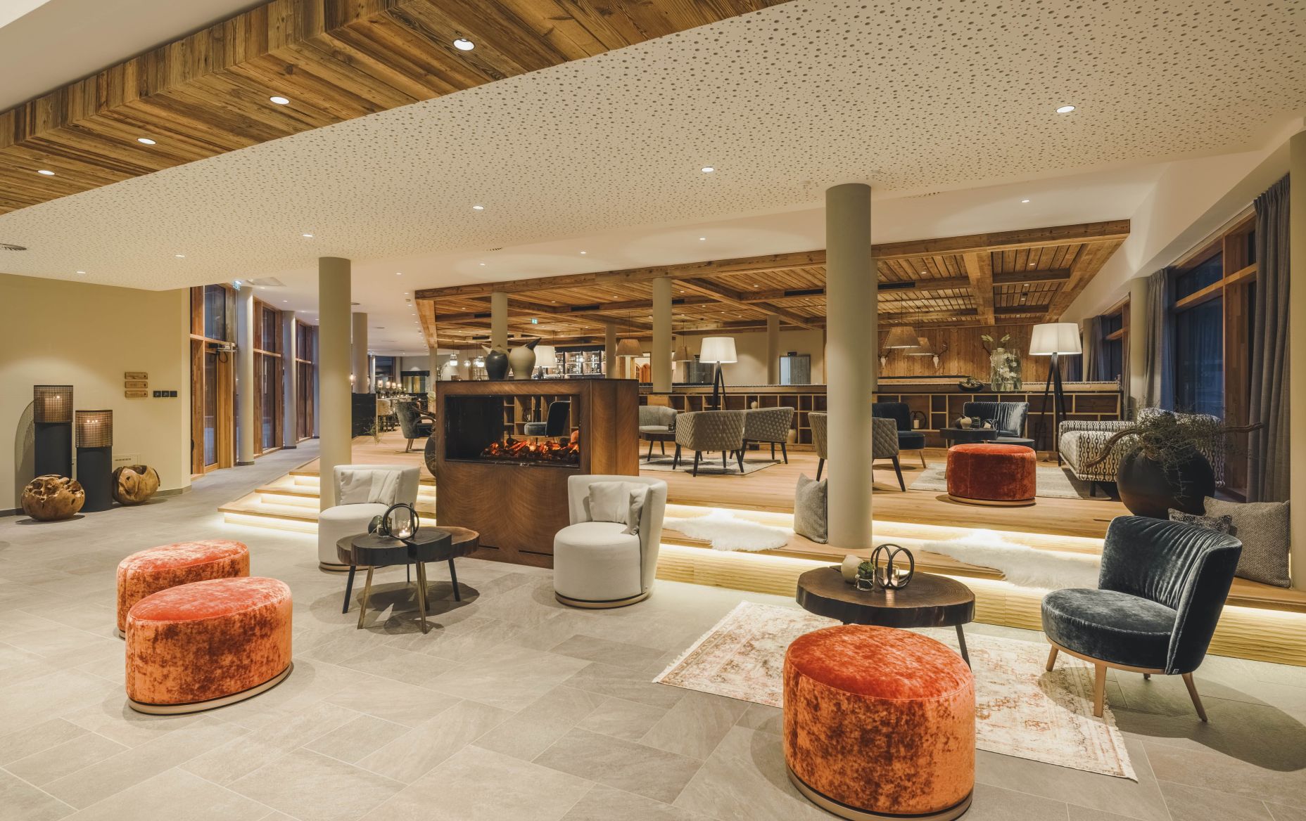 Lobby im Tagungshotel Alpenhotel Montafon Lobby im Tagungshotel Alpenhotel Montafon