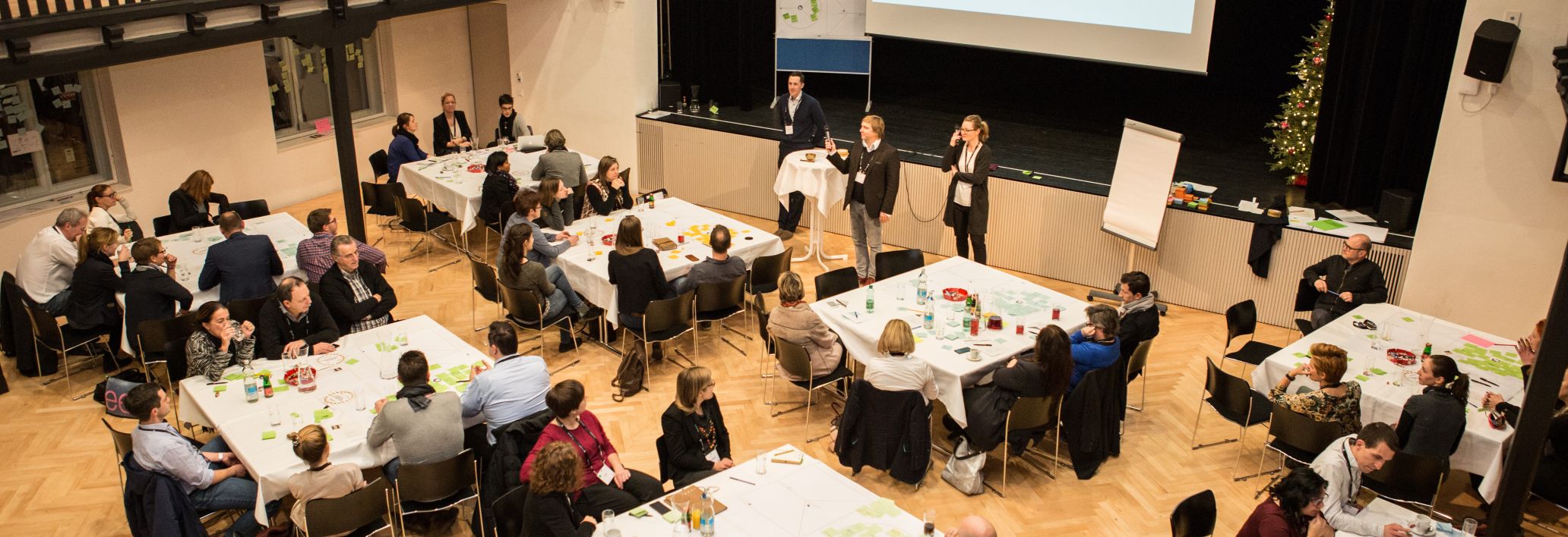 Setting beim 6. Vorarlberger Convention Forum im Löwensaal in Hohenems