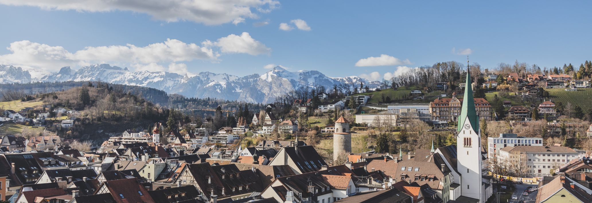 Blick von der Schattenburg auf Feldkirch © buero-magma.com, Bodensee-Vorarlberg Tourismus Blick von der Schattenburg auf Feldkirch
