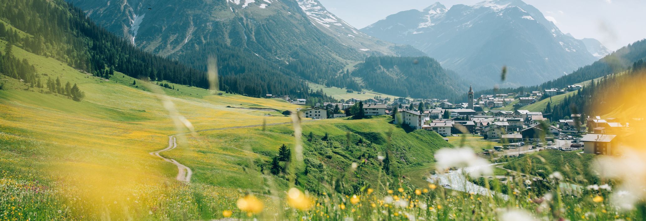 Bergfrühling in Lech Zürs am Arlberg Bergfrühling in Lech Zürs am Arlberg