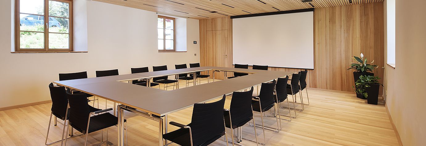 Tagungsraum Knechtenstube, Propstei St. Gerold Tagungsraum Knechtenstube, Propstei St. Gerold