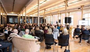 Raum Setting bei Vorarlberger Convention Forum 2019 in der Fabrik Klarenbrunn in Bludenz