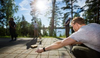 Teamline bei der Teamolympiade