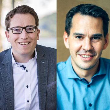 Urs Treuthardt und Prof. Lukas Zenk Urs Treuthardt und Prof. Lukas Zenk