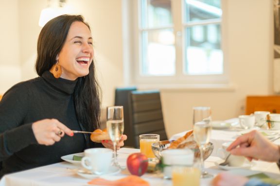 Frühstück Lün, Brand