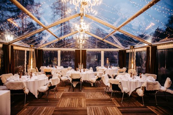 Burgrestaurant Gebhardsberg Winterpavillon 