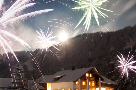 Aussenansicht Millrütte Resort zu Silvester, Götzis