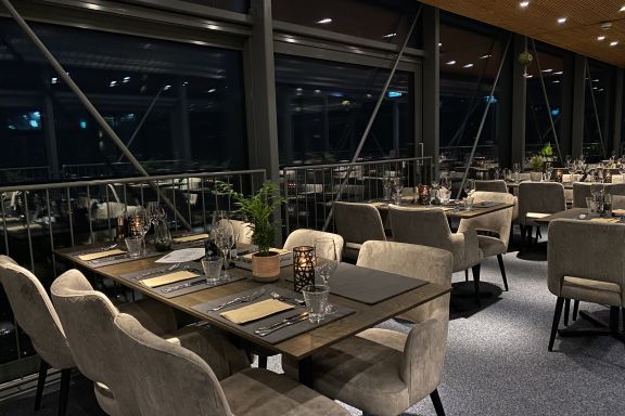 Karren Panoramarestaurant Nacht 