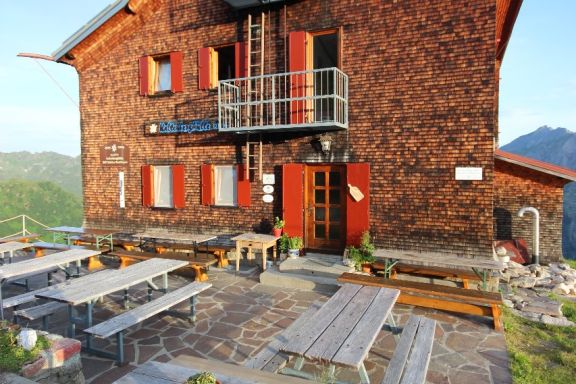 Aussensitzplätze Kaltenberghütte