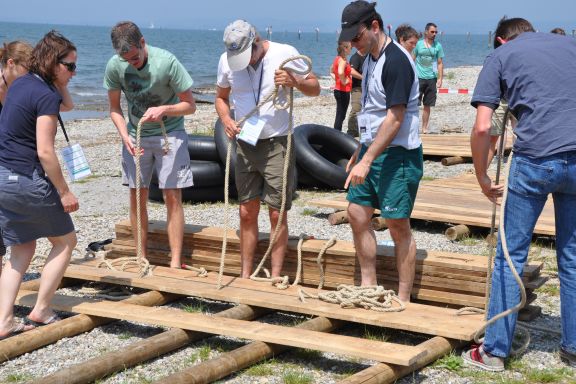 Team Building Floßbau, Rent a Village by xent