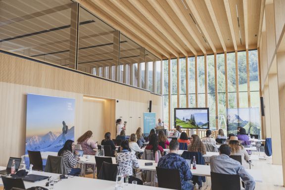 Tagung im Dorfsaal Mellau, Propel Conference 2021