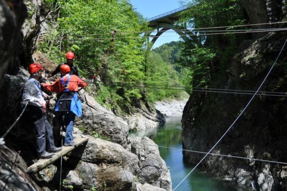 Rahmenprogramm Hochseilgarten
