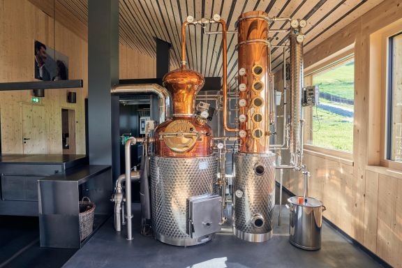 Bier-Braukessel im Verner's 2020