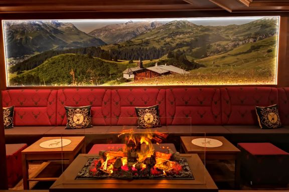 Barbereich im Hotel Jagdhaus Monzabon, Lech Barbereich im Hotel Jagdhaus Monzabon, Lech