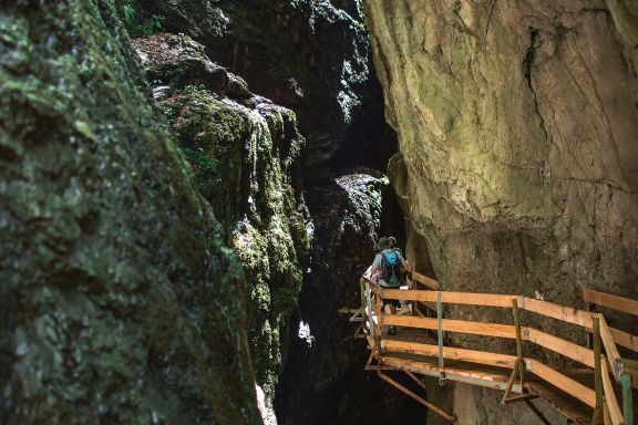Führung in der Rappenlochschlucht in Dornbirn Führung in der Rappenlochschlucht in Dornbirn
