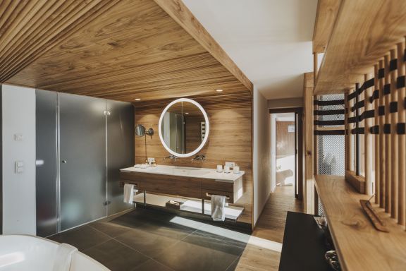 Badezimmer im Seminarhotel Goldener Berg