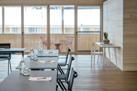 Seminarraum in der Fuchsegg Eco Lodge