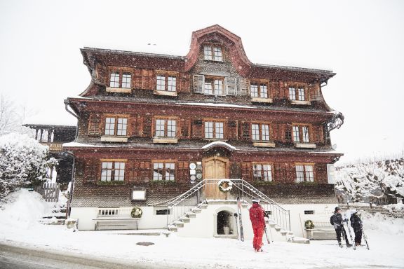 Hotel Gasthof Hirschen Schwarzenberg im Winter