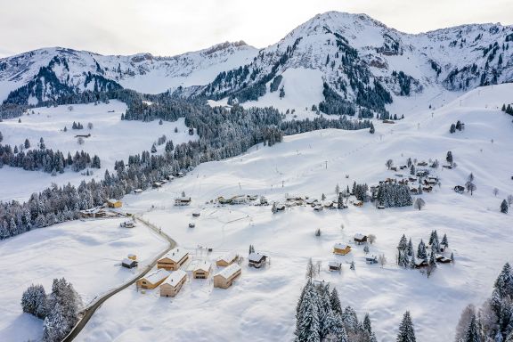 Fuchsegg Eco Lodge Bregenzerwald im Winter